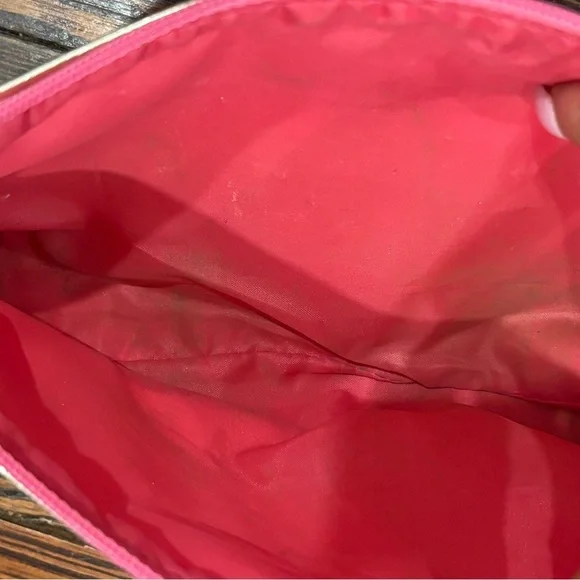 Lilly Pulitzer Estee Lauder Pink Hibiscus Make Up Cosmetic Bag - Picture 3 of 4